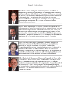 Biografia Conferenciantes - Instituto de Estadísticas de Puerto Rico