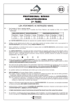 Provas - Fundação Cesgranrio