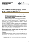 London Stock Exchange Group lanza el programa paneuropeo ELITE