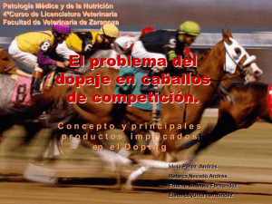 Doping en caballos
