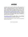 Aviso - DGA - Dirección General de Aduanas