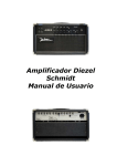 Amplificador Diezel Schmidt Manual de Usuario