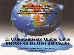 El Calentamiento Global y sus Efectos en las Islas del Caribe