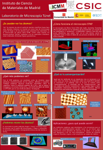 Microscopía túnel  - Materials Science Institute of Madrid