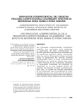 innovación jurisprudencial del derecho procesal constitucional