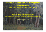 EFECTOS DE LA RADIACION ELECTROMAGNÉTICA