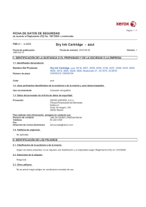 Dry Ink Cartridge - azul