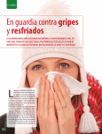 En guardia contra gripes y resfriados