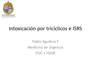 Intoxicación por tricíclicos e ISRS