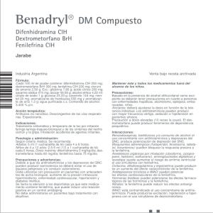 Benadryl® DM Compuesto