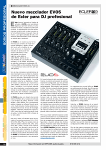 Nuevo mezclador EVO5 de Ecler para DJ profesional