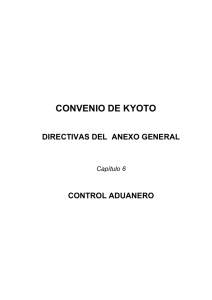 Control Aduanero - World Customs Organization
