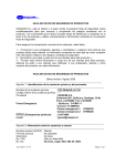 HOJA DE DATOS DE SEGURIDAD DE PRODUCTOS OXIQUIM S.A.