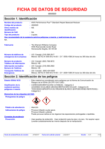 ficha de datos de seguridad - Sherwin