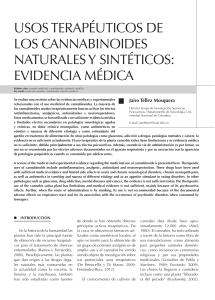 Usos terapéuticos de los cannabinoides naturales y sintéticos