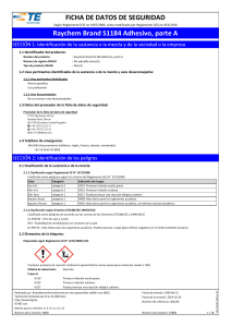 Raychem Brand S1184 Adhesivo, parte A