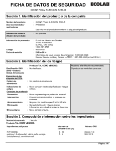 ficha de datos de seguridad