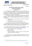 Servicios Personales Declaración Jurada Anual FONASA