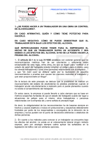 Alcohol y Trabajo