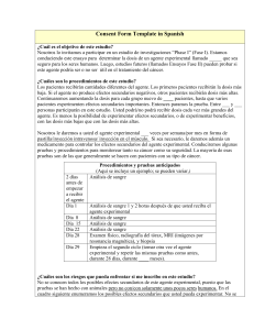 Consent Form Template in Spanish