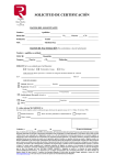 solicitud de certificación - Registro Mercantil de Valencia y Provincia