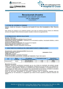 Bevacizumab (Avastin) - Farmacología Clínica