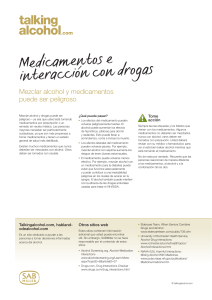 Medicamentos e interacción con drogas