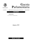 7 abr anexo XV.qxd - Gaceta Parlamentaria, Cámara de Diputados