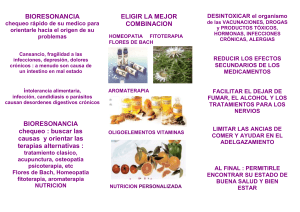 BIORESONANCIA BIORESONANCIA chequeo : buscar las causas y