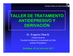 Depresion (Dr. E. Olea). - Sociedad Chilena de Salud Mental