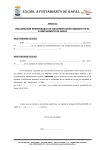Anexo III Declaración obrante en el Ayuntamiento