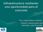 Infraestructura resiliente: una oportunidad para el concreto