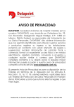 aviso de privacidad