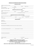 formulario de información de medicación de presos números de fax