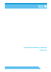 Instrumentos de Medición y Muestreo