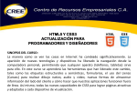 HTML5 Y CSS3 ACTUALIZACIÓN PARA PROGRAMADORES Y