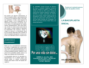 la biacuplastia discal