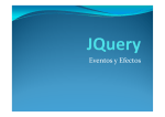 06 JQuery Eventos y Efectos