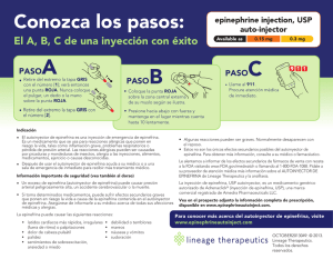 Conozca los pasos - Epinephrine injection, USP auto