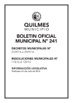 06.07.16 Boletín Oficial Municipal N° 241