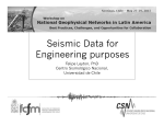 Seismic Data for Engineering purposes