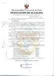 Resolucion de Alcadia N 911-2013-MPP