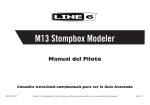 M13 Stompbox Modeler Manual del Piloto - Rev C