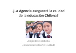 ¿La Agencia asegurará la calidad de la educación Chilena?