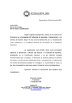 Buenos Aires, 04 de Junio de 2014 Licenciada Alicia de Arteaga De