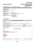 DeLaval Zone LF HOJA DE DATOS DE SEGURIDAD