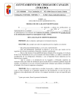 formularios - Ayuntamiento de Chozas de Canales