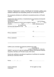 Declaración Jurada y Certificado de Contador público para solicitar