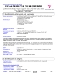 ficha de datos de seguridad