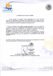 Certificación de Acta de Cabildo